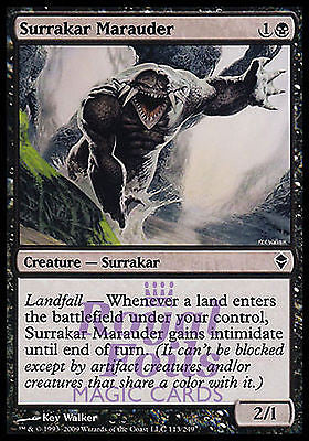 **5x FOIL Surrakar Marauder** ZEN MTG Zendikar Common NM black