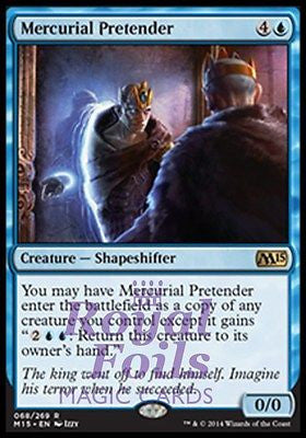 Mercurial Pretender 2x FOIL MTG M15 Core Set Rare MINT blue
