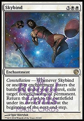 **1x FOIL Skybind** JOU MTG Journey Into Nyx Rare MINT white