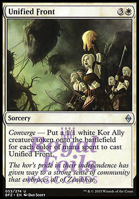 Unified Front 4x FOIL BFZ MTG Battle for Zendikar Uncommon NM white