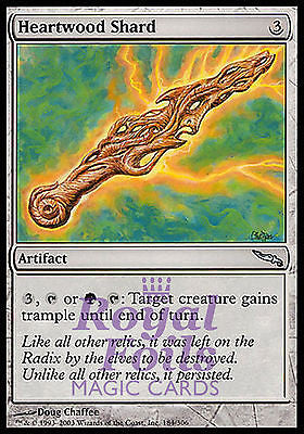 Heartwood Shard 2x FOIL MDN MTG Mirrodin Uncommon MINT artifact