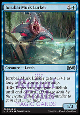 **4x FOIL Jorubai Murk Lurker** MTG M15 Core Set Uncommon MINT blue black leech