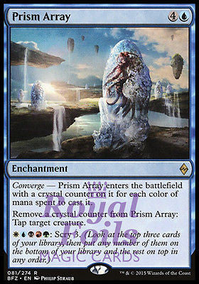 Prism Array 2x FOIL BFZ MTG Battle for Zendikar Rare MINT blue