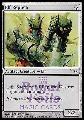Elf Replica 4x FOIL MDN MTG Mirrodin Common MINT artifact