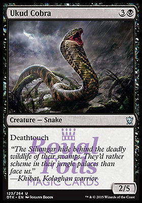Ukud Cobra 2x FOIL DTK MTG Dragons of Tarkir Uncommon MINT black