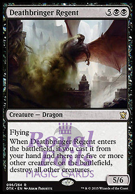 Deathbringer Regent 1x FOIL DTK MTG Dragons of Tarkir Rare NM black