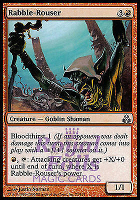 Rabble-Rouser 2x FOIL GPT MTG Guildpact Uncommon MINT red goblin