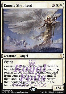 Emeria Shepherd 1x FOIL BFZ MTG Battle for Zendikar Rare MINT white