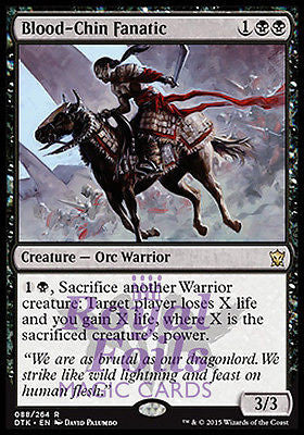 Blood-Chin Fanatic 2x FOIL DTK MTG Dragons of Tarkir Rare MINT black