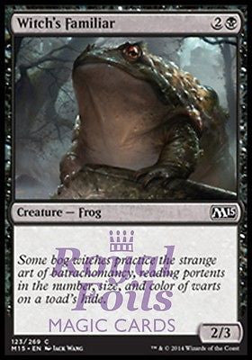 **4x FOIL Witch's Familiar** MTG M15 Core Set Common MINT black frog