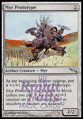 **3x FOIL Myr Prototype** MDN MTG Mirrodin Uncommon MINT artifact