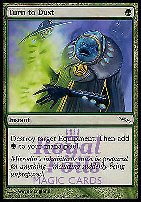 Turn to Dust 4x FOIL MTG Mirrodin Common MINT green