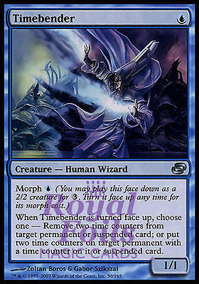 Timebender 1x FOIL PLC MTG Planar Chaos Uncommon MINT blue