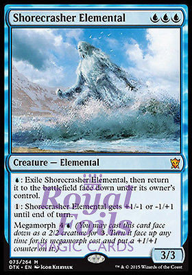 Shorecrasher Elemental 1x FOIL DTK MTG Dragons of Tarkir Mythic MINT blue