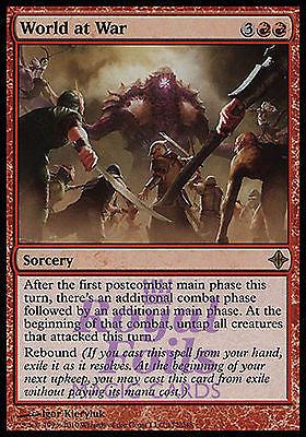 **1x FOIL World at War** ROE MTG Rise of Eldrazi Rare MINT red