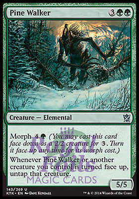 Pine Walker 2x FOIL MTG KTK Khans of Tarkir Uncommon MINT green