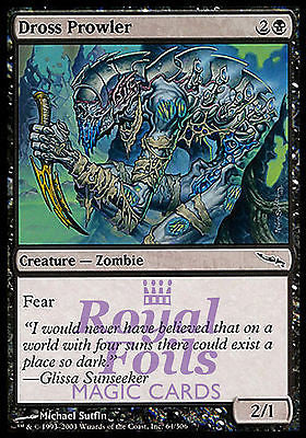 Dross Prowler 4x FOIL MDN MTG Mirrodin Common MINT black