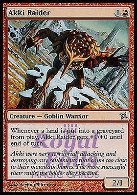 **3x FOIL Akki Raider** BOK MTG Betrayers Kamigawa Uncommon MINT red goblin warrior