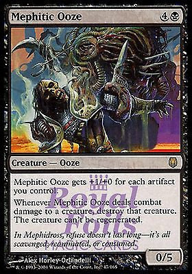 **1x FOIL Mephitic Ooze** DST MTG Darksteel Rare MINT black