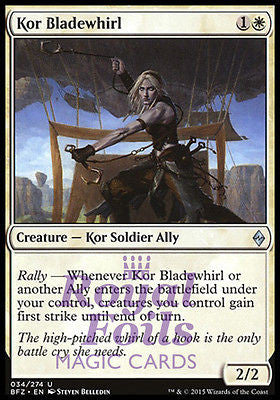 Kor Bladewhirl 2x FOIL BFZ MTG Battle for Zendikar Uncommon MINT white