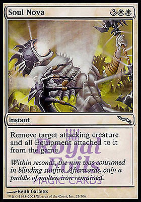 Soul Nova 2x FOIL MDN MTG Mirrodin Uncommon MINT white
