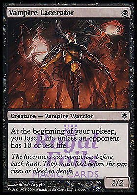 **2x FOIL Vampire Lacerator** ZEN MTG Zendikar Common MINT black