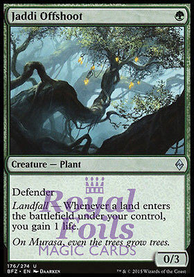 Jaddi Offshoot 2x FOIL BFZ MTG Battle for Zendikar Uncommon MINT green