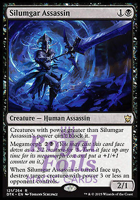 Silumgar Assassin 1x FOIL DTK MTG Dragons of Tarkir Rare MINT black