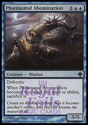 **2x FOIL Phantasmal Abomination* ROE MTG Rise of Eldrazi Uncommon MINT blue