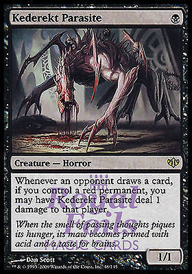 **1x FOIL Kederekt Parasite** CON MTG Conflux Rare MINT black