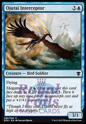 Ojutai Interceptor 4x FOIL DTK MTG Dragons of Tarkir Common MINT blue