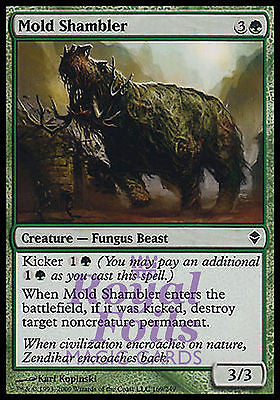 **2x FOIL Mold Shambler** ZEN MTG Zendikar Common MINT green