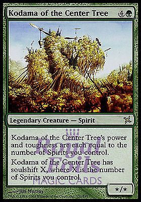 **1x FOIL Kodama of the Center Tree BOK MTG Betrayers Kamigawa Rare MINT green