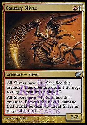 **1x FOIL Cautery Sliver** PLC MTG Planar Chaos Uncommon NM red white