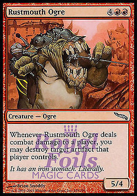 Rustmouth Ogre 2x FOIL MDN MTG Mirrodin Uncommon MINT red