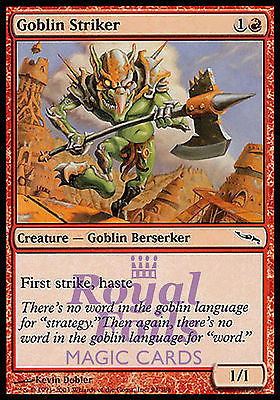 Goblin Striker 4x FOIL MDN MTG Mirrodin Common MINT red
