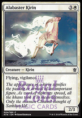 **4x FOIL Alabaster Kirin** MTG KTK Khans of Tarkir Common MINT white