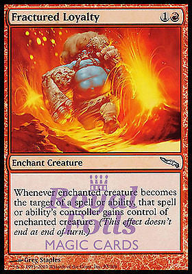 Fractured Loyalty 2x FOIL MDN MTG Mirrodin Uncommon MINT red