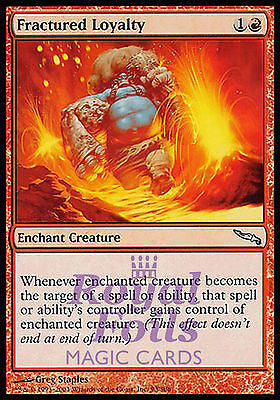 **3x FOIL Fractured Loyalty** MDN MTG Mirrodin Uncommon MINT red