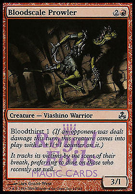 **4x FOIL Bloodscale Prowler** GPT MTG Guildpact Common 3 MT + 1 NM red warrior