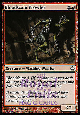 Bloodscale Prowler 4x FOIL GPT MTG Guildpact Common 3 MINT + 1 NM red