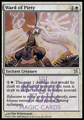 **3x FOIL Ward of Piety** BOK MTG Betrayers Kamigawa Uncommon MINT white