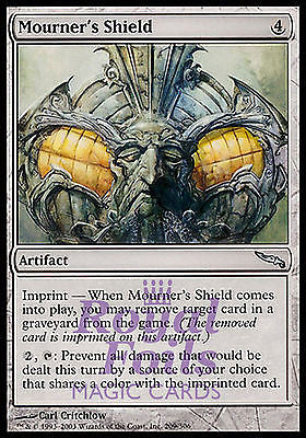 **3x FOIL Mourner's Shield** MDN MTG Mirrodin Uncommon MINT artifact