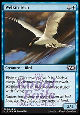 **4x FOIL Welkin Tern** MTG M15 Core Set Common MINT blue bird