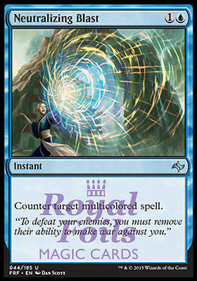 Neutralizing Blast 2x FOIL FRF MTG Fate Reforged Uncommon MINT blue