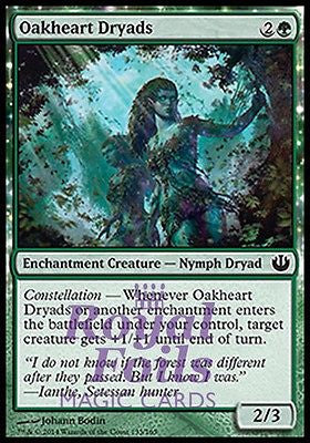 Oakheart Dryads 4x FOIL JOU MTG Journey Into Nyx Common MINT green