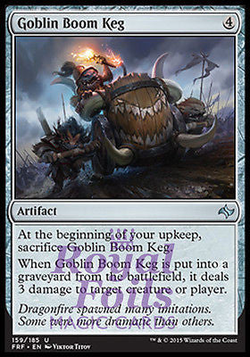 **4x FOIL Goblin Boom Keg** FRF MTG Fate Reforged Uncommon MINT artifact