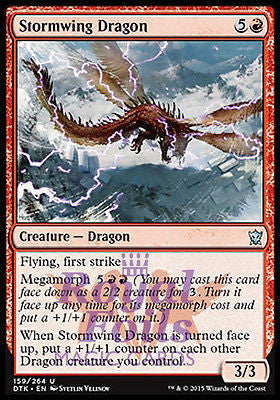 Stormwing Dragon 2x FOIL DTK MTG Dragons of Tarkir Uncommon MINT red