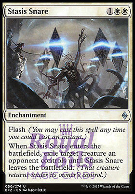 **2x FOIL Stasis Snare BFZ MTG Battle for Zendikar Uncommon MINT white