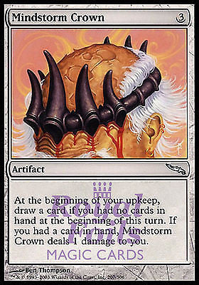 Mindstorm Crown 2x FOIL MDN MTG Mirrodin Uncommon MINT artifact